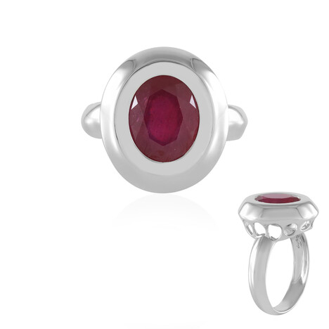 Madagascar Ruby Silver Ring (de Melo Essence)