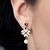 Boucles d'oreilles en argent et Perle blanche de culture d'eau douce (Dallas Prince Designs)