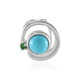 Ciondolo in argento con Turchese Sleeping Beauty