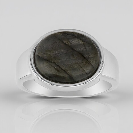 Anello in argento con Labradorite
