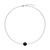 Collar en plata con Ónix negro (MONOSONO COLLECTION)