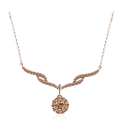 Collana in oro con Diamante Rose de France VS1 di Argyle