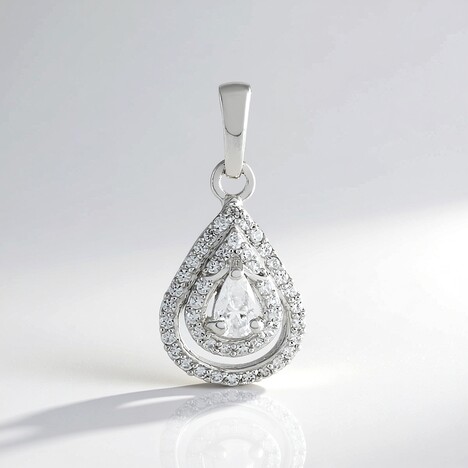 Ciondolo in argento con Zircone