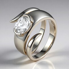 Anello in argento con Danburite