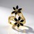 Anello in argento con Zaffiro Nero