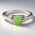 Anello in argento con Crisoprasio Imperiale