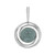 Zilveren hanger met een Fuchsiet (dagen)
