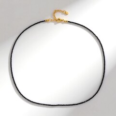 Collana in argento con Diamante Nero