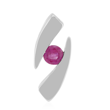 Burmesischer Rubin-Silberanhänger (Pallanova)