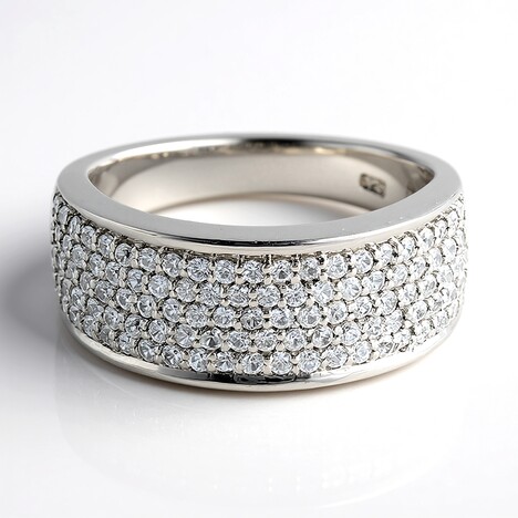 Bague en argent et Zircon