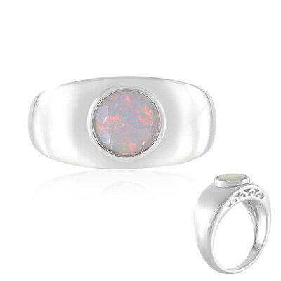 Anello in argento con Opale di Welo