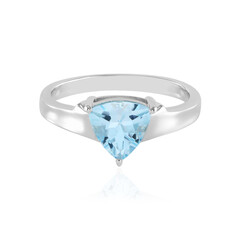Anello in argento con Topazio Blu Cielo