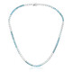 Collier en argent et Topaze blanche