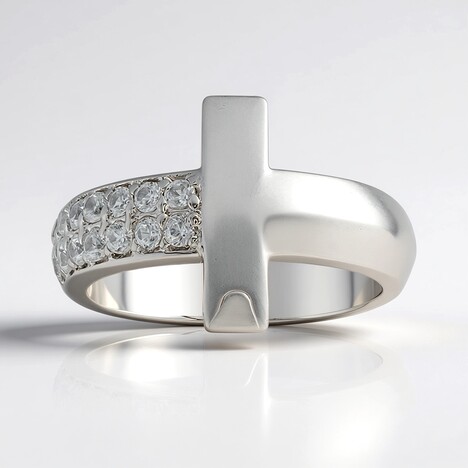 Anello in argento con Zircone