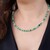 Collana in argento con Avventurina Verde