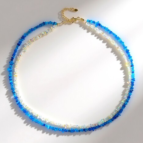Collana in argento con Opale di Welo