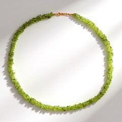 Collana in argento con Peridoto