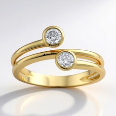 Anello in oro con Diamante SI2 (H) (CIRARI)