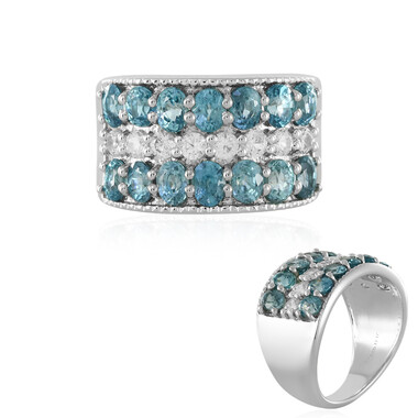 Bague en argent et Zircon de Ratanakiri