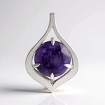 Ciondolo in argento con Charoite (de Melo)