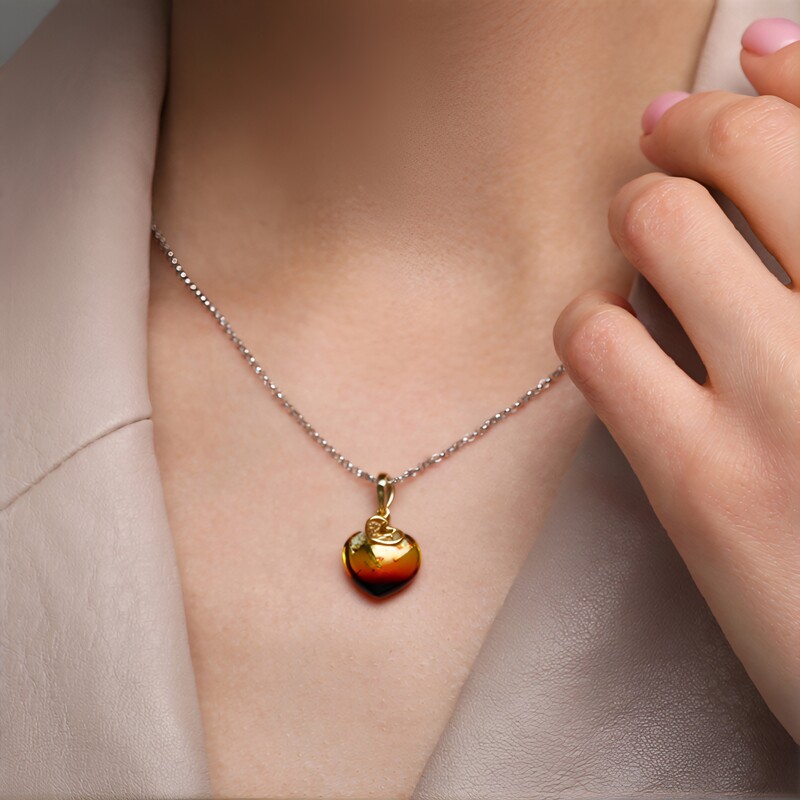 Baltic Amber Silver Pendant (dagen)
