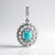 Ciondolo in argento con Turchese