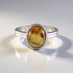 Anello in argento con Ammonite