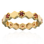 Bague en argent et Rubis de Tanzanie