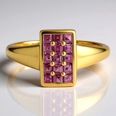 Anello in argento con Rodolite (MONOSONO COLLECTION)