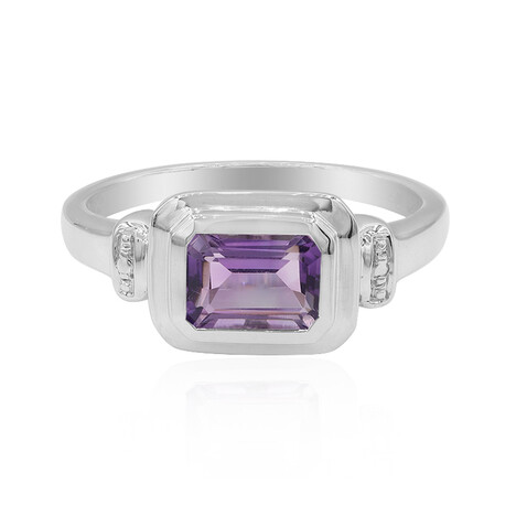 Amethyst Silver Ring
