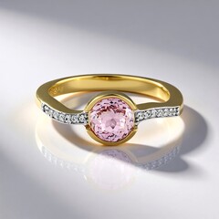 Anello in argento con Kunzite