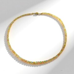 Collana in argento con Opale di Welo