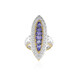 Anello in argento con Tanzanite (Gems en Vogue)