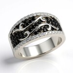 Anello in argento con Zircone