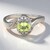 Anello in argento con Crisoberillo Brasiliano