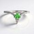 Anello in argento con Lemshuku Tsavorite