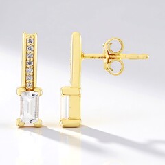 Orecchini in argento con Petalite