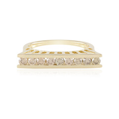 Gouden ring met I2 Champagne Diamanten (de Melo Gold)