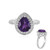 Amethyst-Silberring