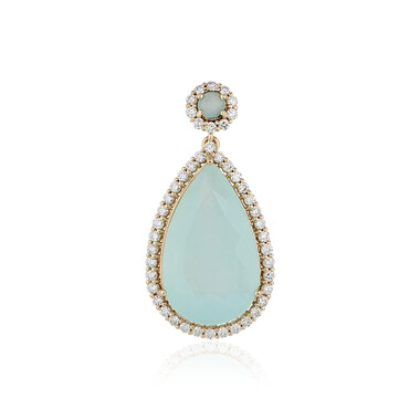 Paraiba-Opal-Goldanhänger (AMAYANI)