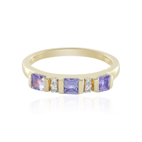 Anillo en plata con Tanzanita