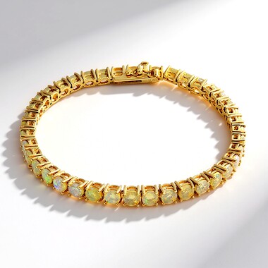 Brazalete en oro con Ópalo de Welo (CUSTODANA)