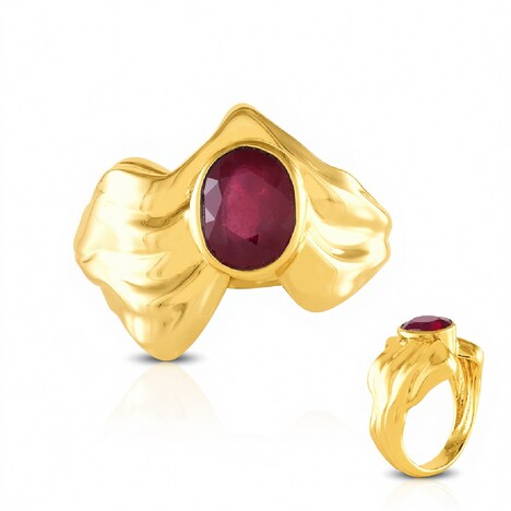 Anillo en plata con Rubí de Madagascar (de Melo Essence)