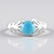 Anello in argento con Turchese