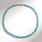 Collana in argento con Apatite Blu