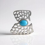 Pendentif en argent et Turquoise Sleeping Beauty (MONOSONO COLLECTION)