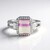 Anello in argento con Fluorite Bicolore