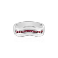 Anello in argento con Rodolite Lampone (de Melo)
