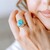 Turquoise Mosaic Silver Ring