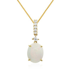 Collier en or et Opale Welo AAA